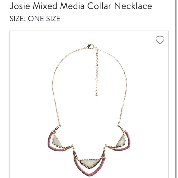 Mixed Media Collar Necklace - Picture 1 of 2